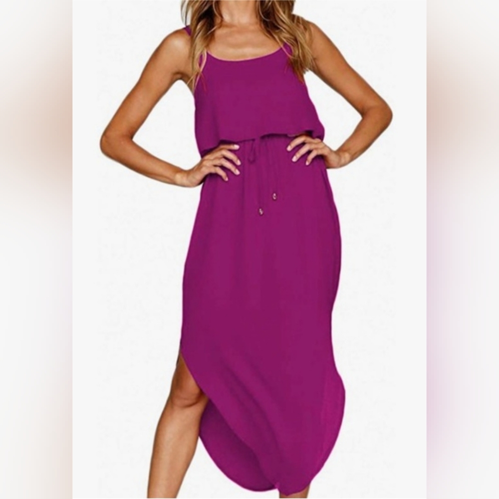 Elegant Purple Women's Dress
